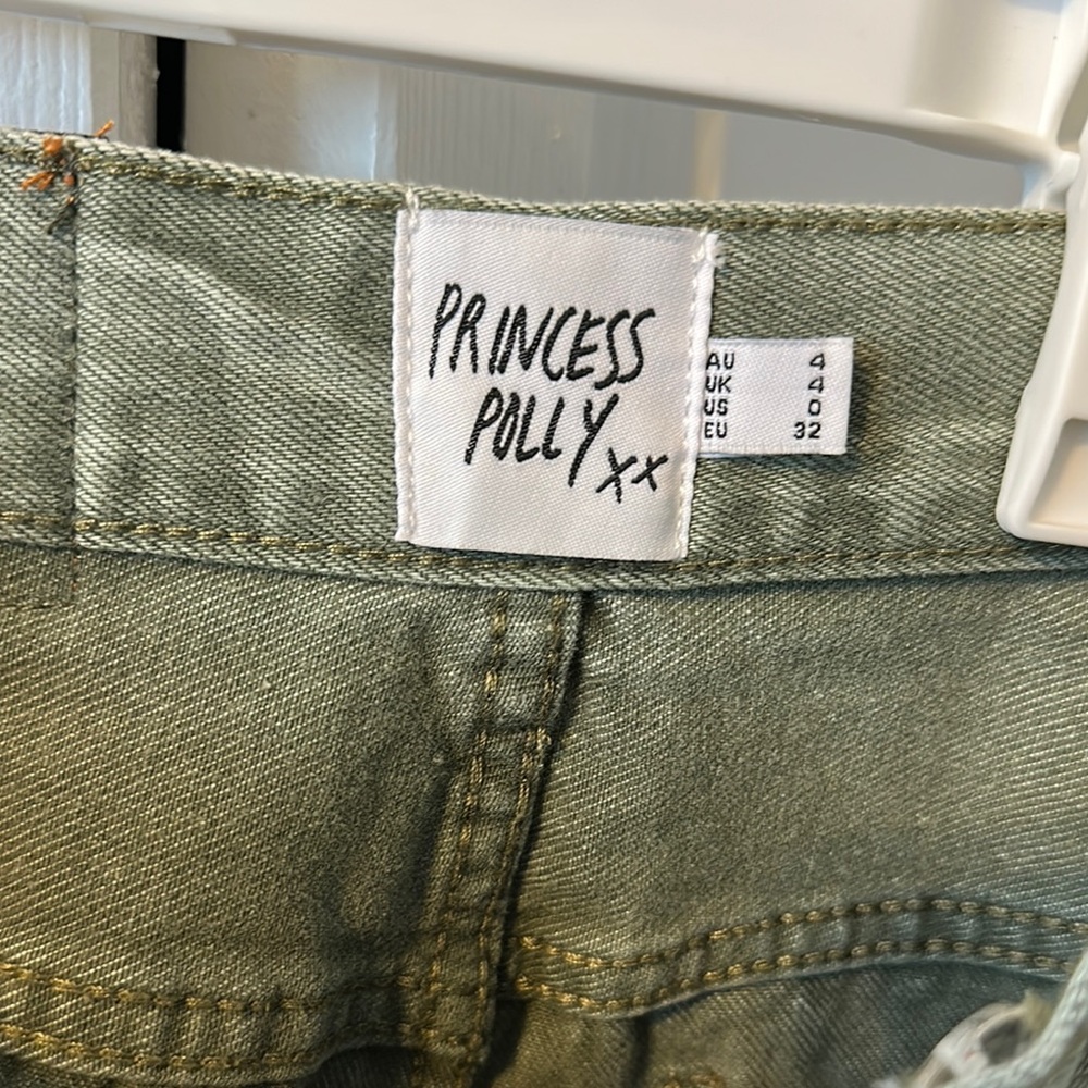 Princess Polly Women's Green Jeans